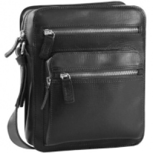 Jost Bern Schultertasche S Leder 20 cm, schwarz