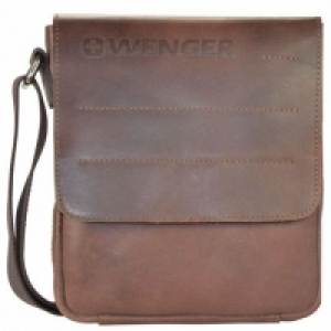 Wenger Street Hunter Umhängetasche Leder 20 cm, brown