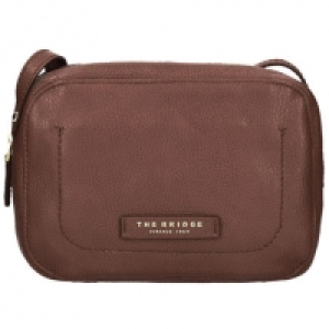The Bridge Plume Soft Donna Umhängetasche Tasche Leder 21 cm, marrone