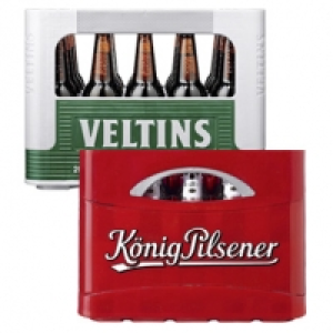 K&ouml;nig Pilsener, Veltins Pilsener 20 x 0,5 Liter oder V+ versch. Sorten 10.79&nbsp;&euro;