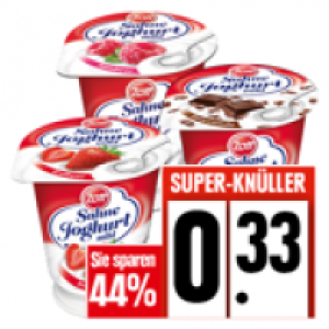 Zott Sahne Joghurt mild 0.33 €