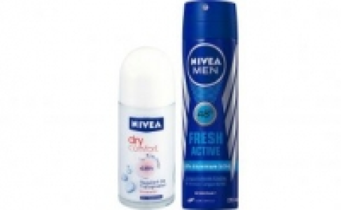 Nivea Deospray oder Roll-on 3.00 €