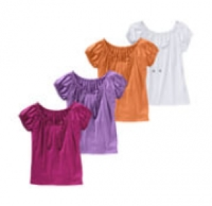 Damen-T-Shirt mit Carmen-Ausschnitt 4.99 €
