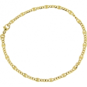 OROGELLI Herren Stegpanzerkette, 585er Gelbgold