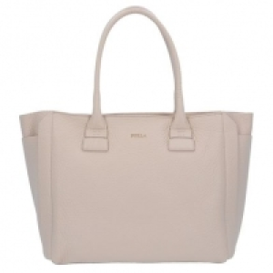 Furla Capriccio M Schultertasche Leder 31 cm, acero