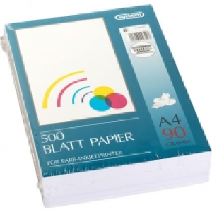 System A4 Papier f&uuml;r Farb-Inkjetprinter, 500 Blatt