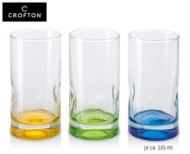 CROFTON®3 Wasser- oder 3 Longdrinkgläser