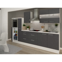OBI Respekta Premium  Küchenzeile RP300HWG 300 cm Grau-WeißArt.Nr. 2455764