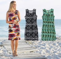 NKD  Damen-Kleid mit Sommer-Muster