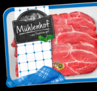 M&Uuml;HLENHOF Frische Schweine-Nackensteaks 2.99&nbsp;&euro;