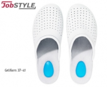 JobSTYLE Leder-Clogs mit Gel