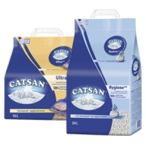 Catsan Hygiene Streu 20 Liter oder Ultra Klumpstreu 10 Liter, jede Tra 6.99&nbsp;&euro;