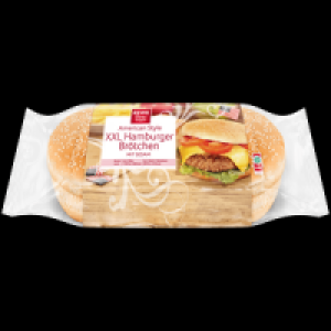 REWE Beste Wahl American Style XXL Hamburger Br&ouml;tchen