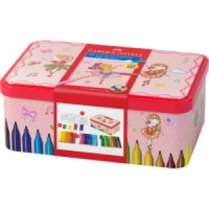 Faber Castell 33er-Set Connector Filzstifte Ballerinabox