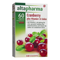 Rossmann Altapharma Cranberry plus Vitamin C < Selen