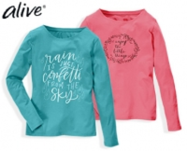 alive®Kinder-Langarmshirts, Herbst, 2 Stück
