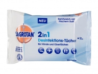 Lidl  Sagrotan 2in1 Desinfektionstücher