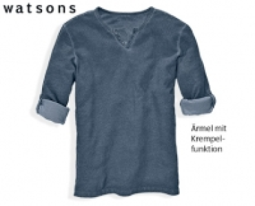 watsons Henleyshirt, oil washed