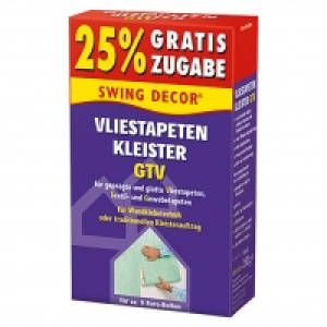 Swing Decor Vliestapeten-Kleister 25 % gratis 5.25 €