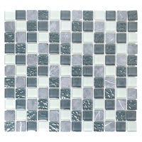 Bauhaus  Mosaikfliese Quadrat Crystal Mix XCM M822