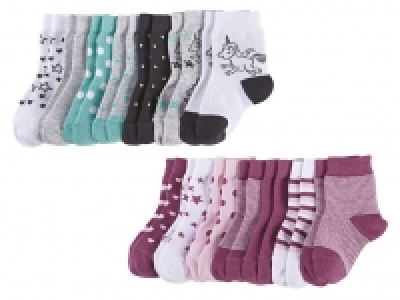 LUPILU® 7 Paar Kleinkinder Mädchen Socken 0.99 €