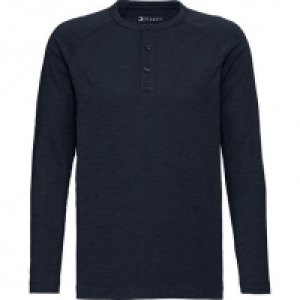 Peckott Herren Langarm-Henley-Shirt