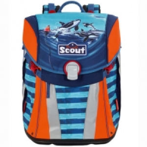 Scout Schulranzen - Set Sunny Orca Ocean, 4-teilig