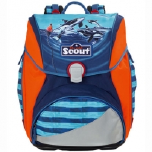 Scout Schulranzen - Set Alpha Orca Ocean, 4-teilig