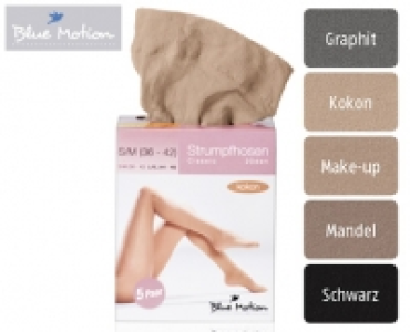 Blue Motion Strumpfhosen Classic, 5 Paar