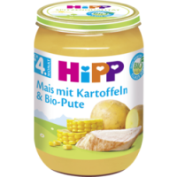 Rossmann Hipp Bio Mais mit Kartoffeln < Bio-Pute