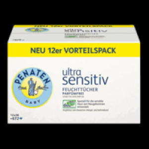 Penaten ultra sensitiv Feuchttücher 12er Vorteilspack