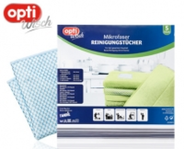 optiWisch 5 Mikrofaser-Reinigungstücher