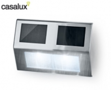 Aldi Süd  casalux Solarstrahler für Treppe und Wand, 2er-Set
