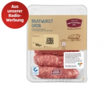 Aldi Süd  MEINE METZGEREI Bratwurst grob