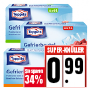 Toppits Gefrierbeutel 0.99 €