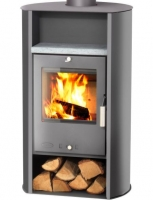 Kaminofen Santa F&eacute;, Stahl, 6 kW, runde R&uuml;ckseite, Fireplace 429.99&nbsp;&euro;
