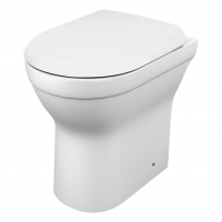 Bauhaus  Camargue Erhöhtes Stand-WC spülrandlos