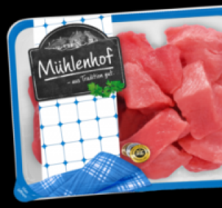 MÜHLENHOF Frisches Schweine-Gulasch 2.49 €