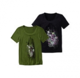 Damen-T-Shirt mit Schmucksteinchen 5.99 €