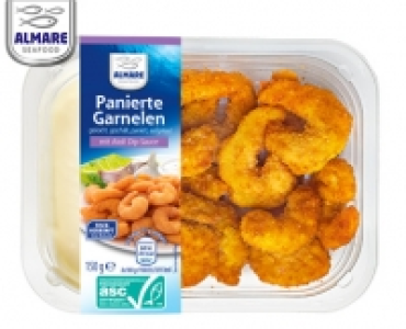 ALMARE Panierte Garnelen mit Dip