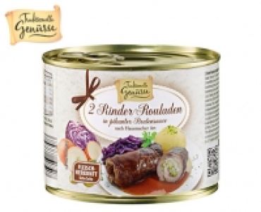 Traditionelle Genüsse Fleischgericht in der Dose 2.99 €