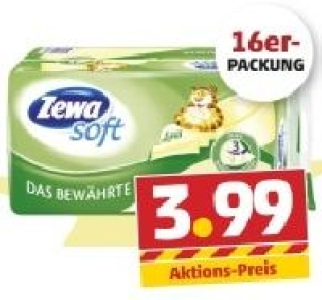ZEWA Soft Toilettenpapier 3.99 €