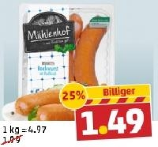 MÜHLENHOF Delikatess Bockwurst 1.49 €