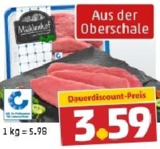 MÜHLENHOF Frische Schweine-Schnitzel 3.59 €