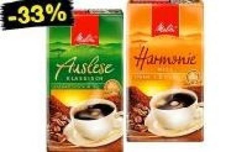 Melitta Kaffee 3.29 €