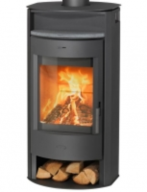 Kaminofen Prag, Stahl, 6 kW, Panoramasichtscheibe, Konvexe Form 449.99 €