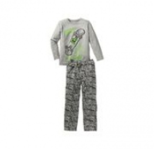 Jungen-Schlafanzug mit Skater-Frontaufdruck, 2-teilig 10.39 €