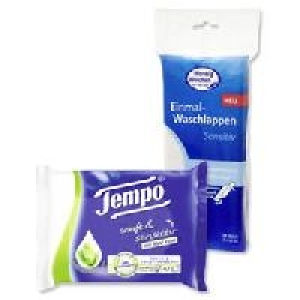Tempo Feuchtes Toilettenpapier oder Einmalwaschlappen 1.59 €