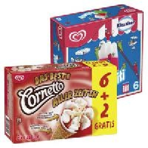 Langnese Cornetto Schokolade, Erdbeere, Classic oder Dolomit