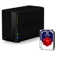 Cyberport Synology Nas Systeme Synology Diskstation DS218+ NAS 2-Bay 8TB inkl. 2x 4TB WD RED WD40EFRX